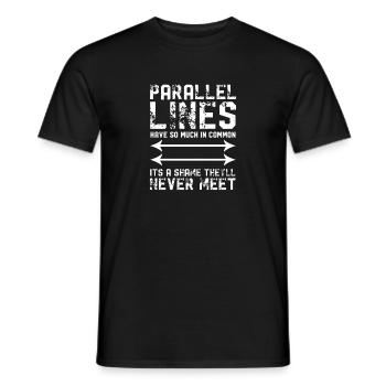 Math Formulas Mathematics Gift Numbers - Men's T-Shirt - black - Front - AI Model Male 178 light (178cm)