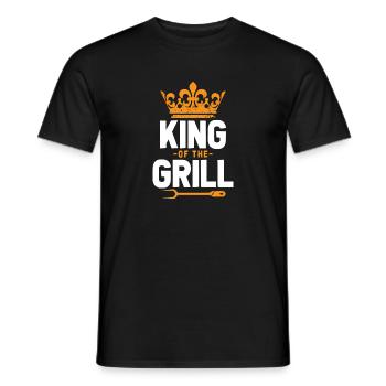 Grill Master Grill - T-shirt homme - noir - Devant - AI Model Male 178 light (178cm)