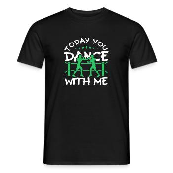 boxing - Men's T-Shirt - black - Front - AI Model Male 178 light (178cm)