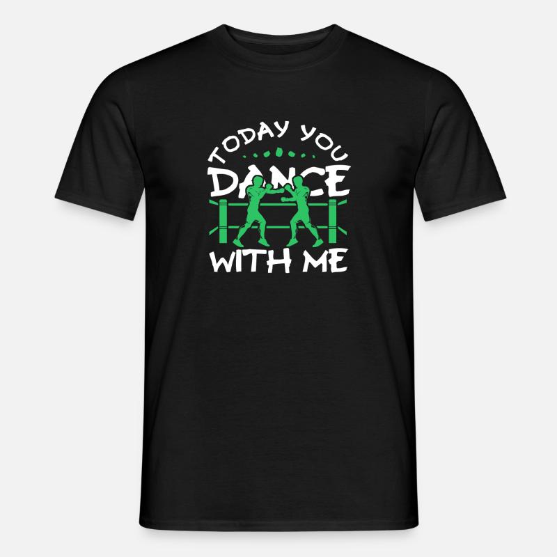 Boxen - Männer T-Shirt - Schwarz
