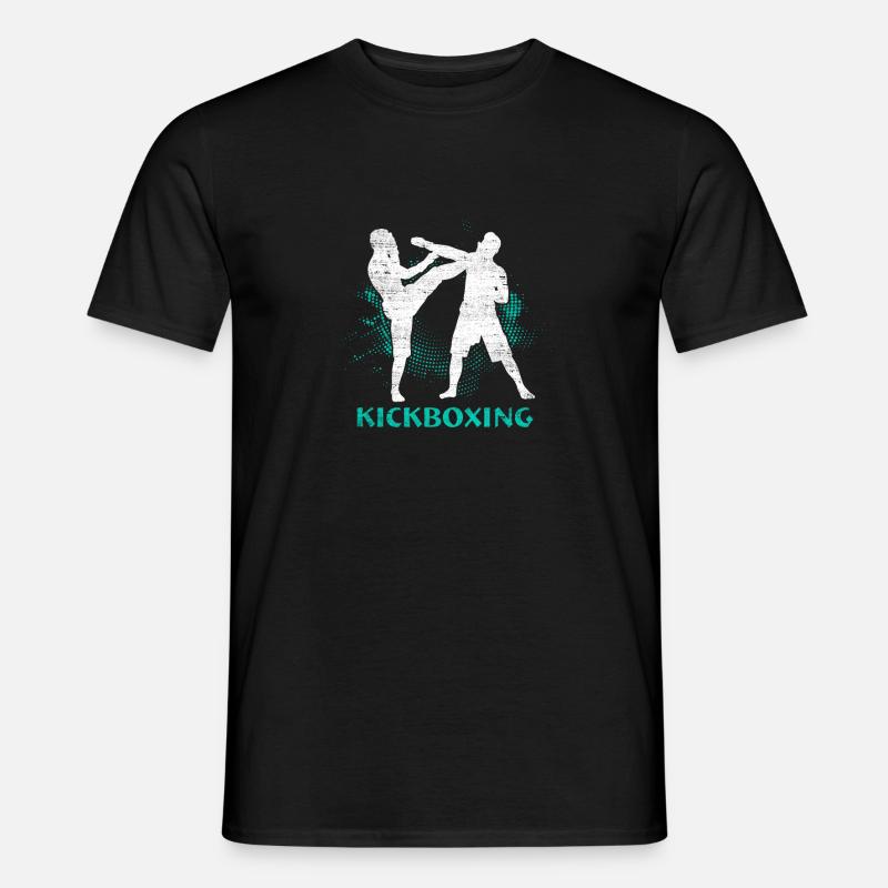 Kickboxen - Männer T-Shirt - Schwarz