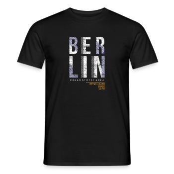 Berlin - T-shirt homme - noir - Devant - AI Model Male 178 light (178cm)