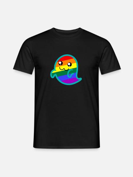 Cadeau gay mignon LGBTQ Gaysper Kawaii Lesbian - T-shirt homme - noir
