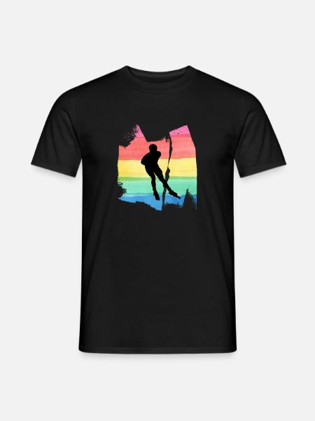 Rollerskates Inline-Skates Rollerblades T Shirt - Männer T-Shirt - Schwarz