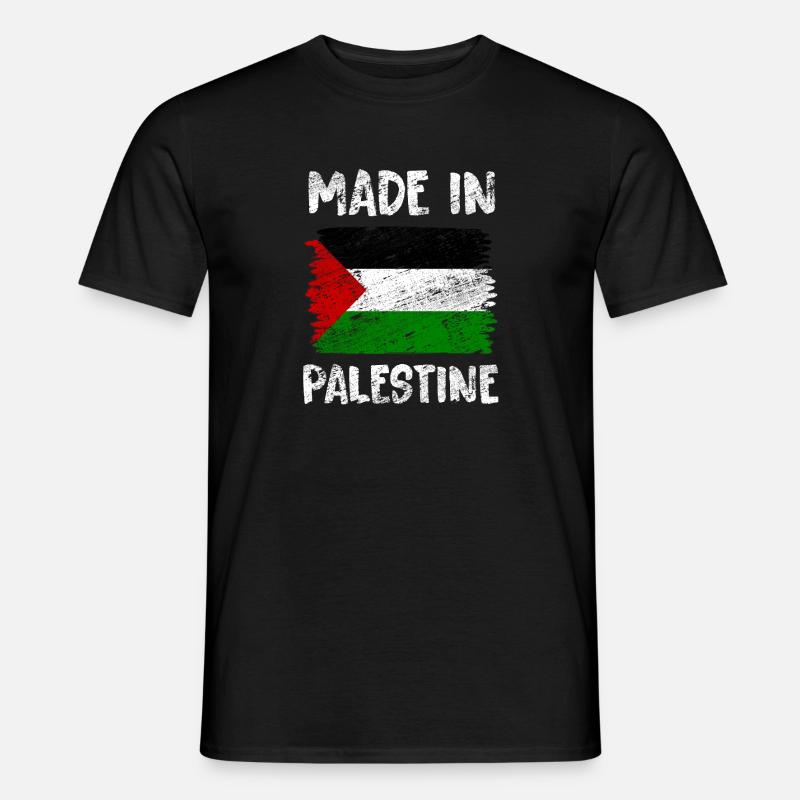 Palästina - Männer T-Shirt - Schwarz
