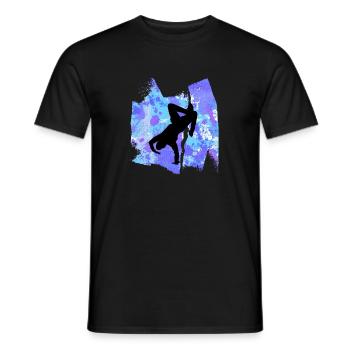 Breakdance breakdance danse t-shirt - T-shirt homme - noir - Devant - AI Model Male 178 light (178cm)