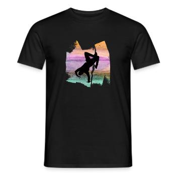 Breakdancer Breakdance Dancing T Shirt - Men's T-Shirt - black - Front - AI Model Male 178 light (178cm)