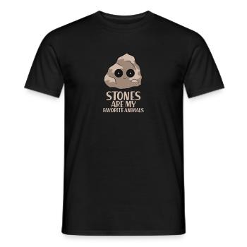 Geology Minereal Collector Funny Gift - Männer T-Shirt - Schwarz - Vorne - AI Model Male 178 light (178cm)
