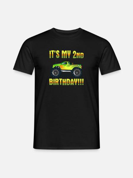 2ème anniversaire - T-shirt homme - noir