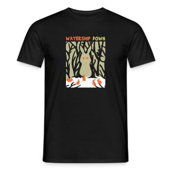 Watership Down - Men's T-Shirt - black - Front - AI Model Male 178 light (178cm)