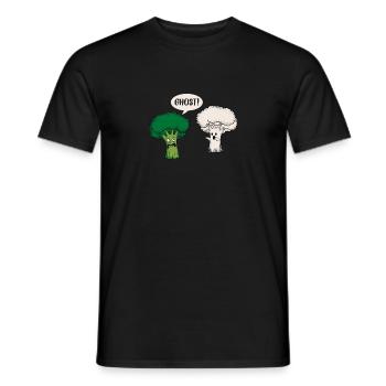 Brokkoli und Blumenkohl Geschenk - Männer T-Shirt - Schwarz - Vorne - AI Model Male 178 light (178cm)