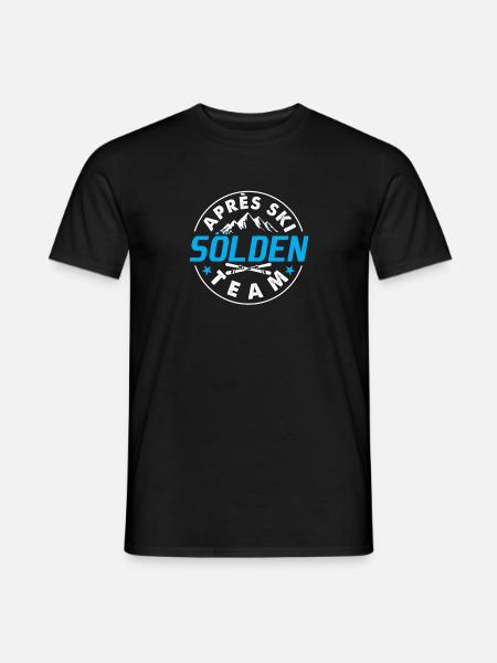 Après Ski Sölden Teamgeschenk - Männer T-Shirt - Schwarz