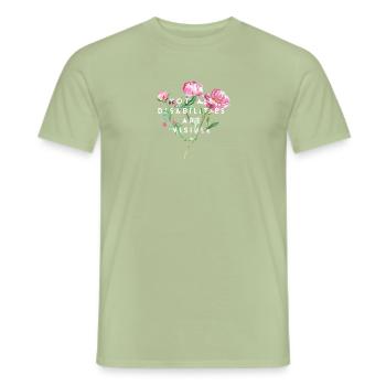 Tous les handicaps ne sont pas visibles - T-shirt homme - vert sauge - Devant - AI Model Male 178 light (178cm)