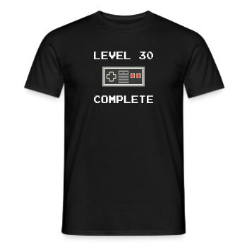 30. Geburtstag Retro 30 Jahre Geburtstagsgeschenk - Men's T-Shirt - black - Front - AI Model Male 178 light (178cm)