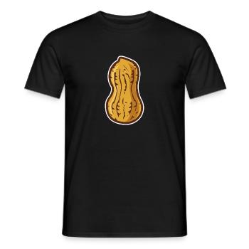 T-shirt graphique Peanut, imprimé Nut, graphique Peanut - T-shirt homme - noir - Devant - AI Model Male 178 light (178cm)