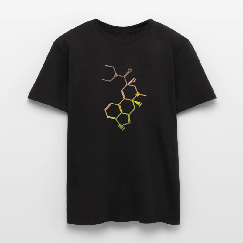 LSD structural formula molecule A. Hofmann Bicycle Day Men's T-Shirt