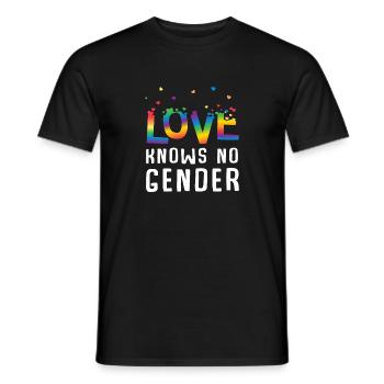 LGBT - T-shirt homme - noir - Devant - AI Model Male 178 light (178cm)