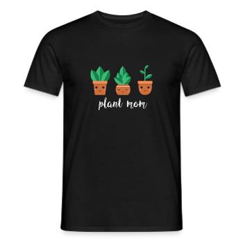 Plant Mom Succulent - Männer T-Shirt - Schwarz - Vorne - AI Model Male 178 light (178cm)