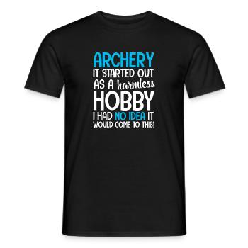 Archery Archery - Men's T-Shirt - black - Front - AI Model Male 178 light (178cm)