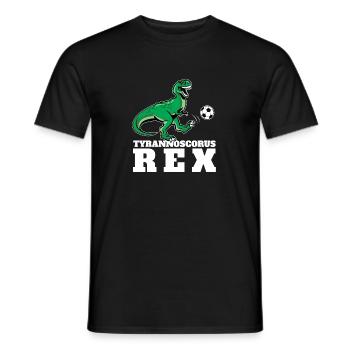 Tyrannoscorus Rex | Lustiger Tyrannosaurus Trex - Männer T-Shirt - Schwarz - Vorne - AI Model Male 178 light (178cm)