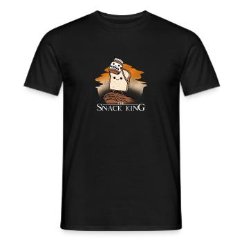 Choco snack king sandwich cadeau - T-shirt homme - noir - Devant - AI Model Male 178 light (178cm)