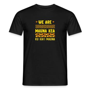 Wir sind Mauna Kea - Männer T-Shirt - Schwarz - Vorne - AI Model Male 178 light (178cm)