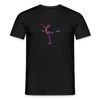 Eiskunstlauf Eislaufen Trainer Mädchen - Männer T-Shirt - Schwarz - Vorne - AI Model Male 178 light (178cm)