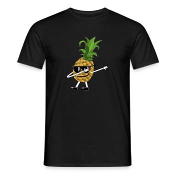 Ananas Dabbende - T-shirt homme - noir - Devant - AI Model Male 178 light (178cm)