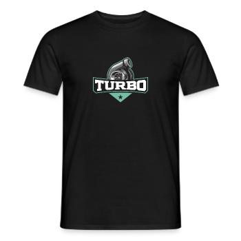 JDM, Turbo product For Men Who Love Boost, Racing - Men's T-Shirt - black - Front - AI Model Male 178 light (178cm)