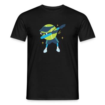 Dabbing Tennis Ball - Männer T-Shirt - Schwarz - Vorne - AI Model Male 178 light (178cm)