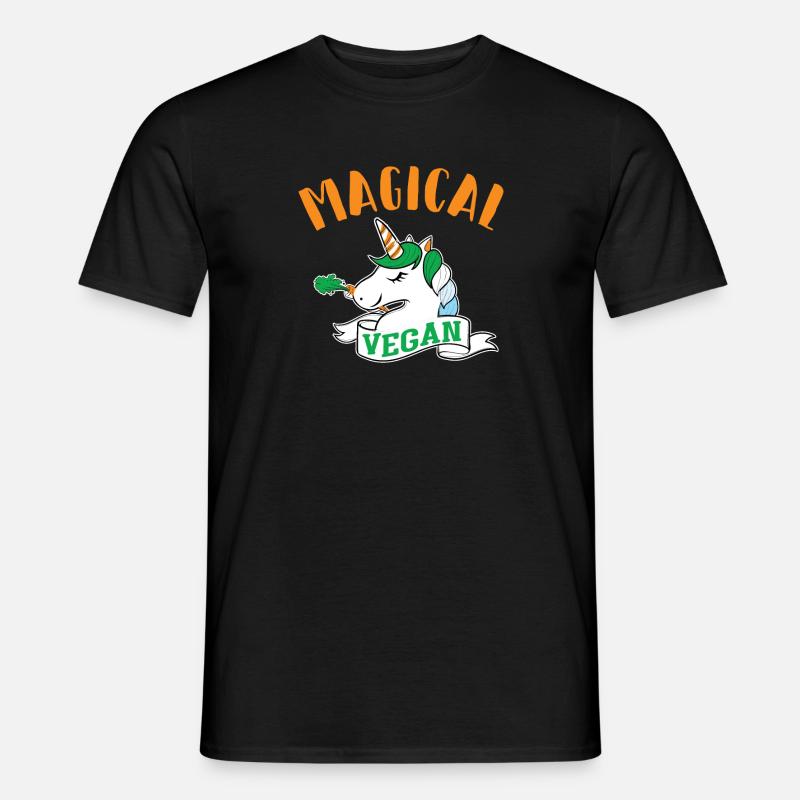 Magical Vegan - Männer T-Shirt - Schwarz