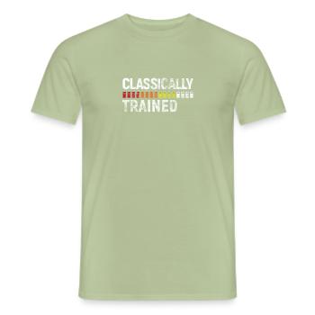 808 Classiquement formés - T-shirt homme - vert sauge - Devant - AI Model Male 178 light (178cm)