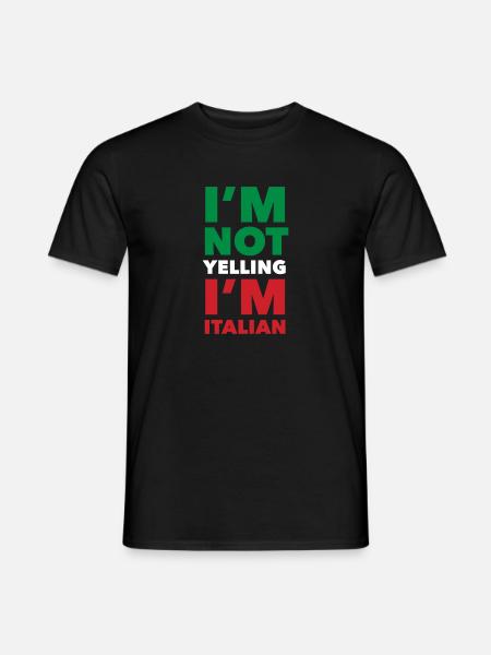 Funny Italian Gift - Men's T-Shirt - black