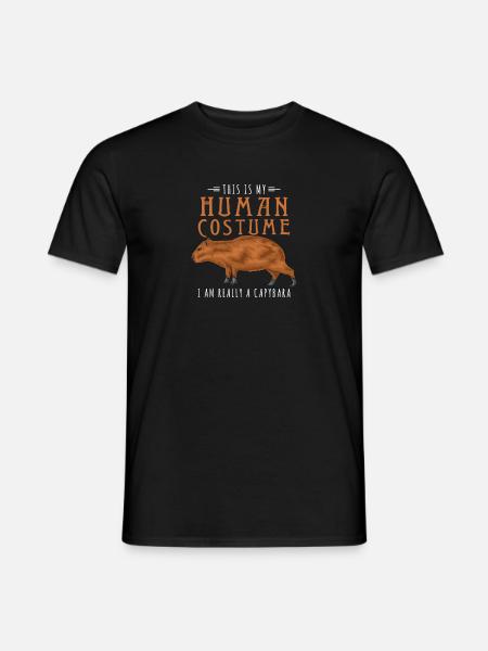 Capybara capybara - Men's T-Shirt - black