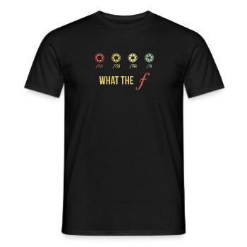 Photographers Sayings Focus Photo Camera Retro Gift - Men's T-Shirt - black - Front - AI Model Male 178 light (178cm)