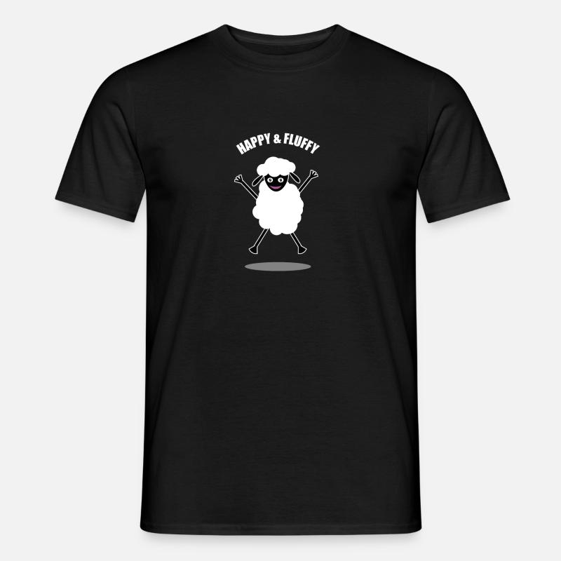 Schaf - Männer T-Shirt - Schwarz