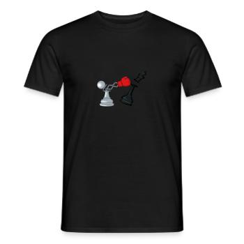 Cadeau d'entraîneur de joueur d'échecs drôle - T-shirt homme - noir - Devant - AI Model Male 178 light (178cm)