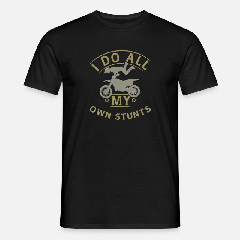 Stuntman - Männer T-Shirt - Schwarz
