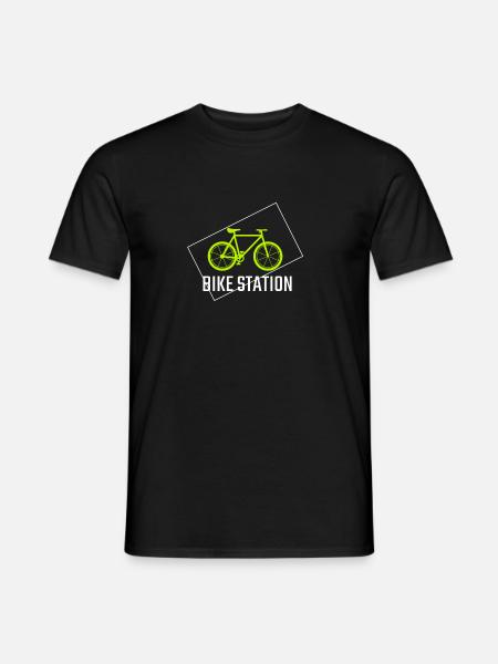 vélo - T-shirt homme - noir