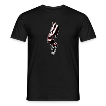 Shibari Shirt BDSM Liebhaber Bondage Seile Tshirt Geschenk - Männer T-Shirt - Schwarz - Vorne - AI Model Male 178 light (178cm)