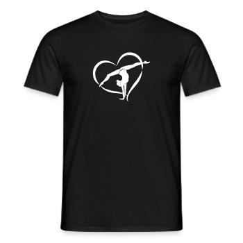 Tumbling Gymnast Turner Shirt - Men's T-Shirt - black - Front - AI Model Male 178 light (178cm)