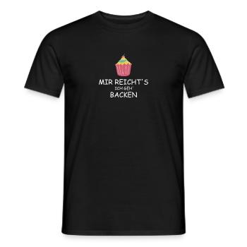 Mir reichts ich geh backen - Bäcker - Männer T-Shirt - Schwarz - Vorne - AI Model Male 178 light (178cm)