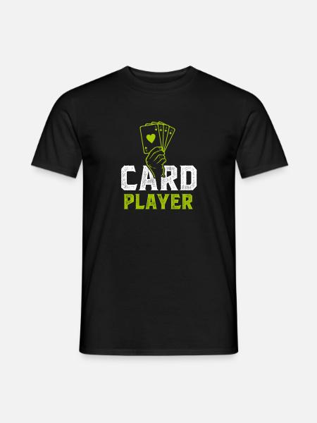 card game - Men's T-Shirt - black