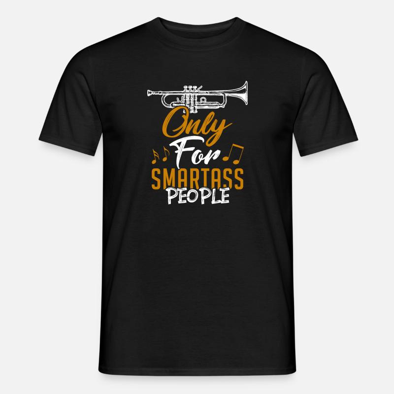 Trompete - Männer T-Shirt - Schwarz