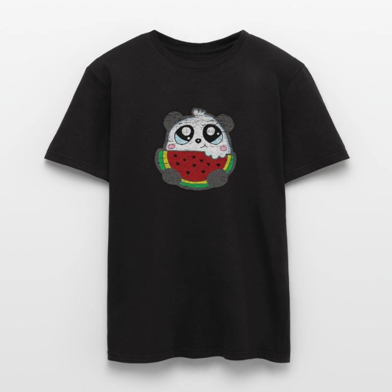 Melon pastèque doux Panda T-shirt homme
