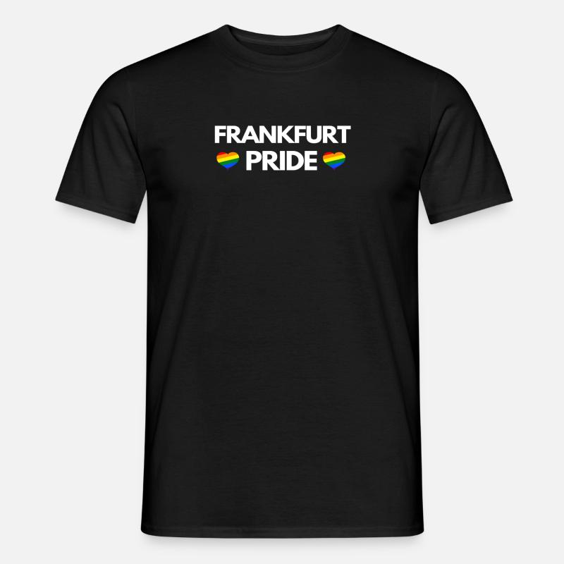 Frankfurt Pride CSD Frankfurt - Männer T-Shirt - Schwarz