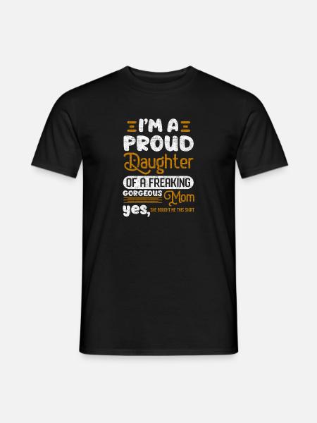 Mutter Tochter - Männer T-Shirt - Schwarz