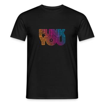 Funk vous musique - T-shirt homme - noir - Devant - AI Model Male 178 light (178cm)