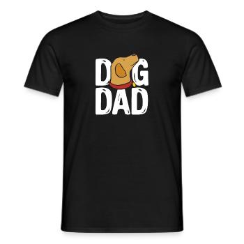 Papa des chiens - T-shirt homme - noir - Devant - AI Model Male 178 light (178cm)
