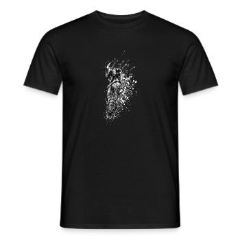 Krieger Schwert Samurai Warrior Japan Geschenk - Männer T-Shirt - Schwarz - Vorne - AI Model Male 178 light (178cm)